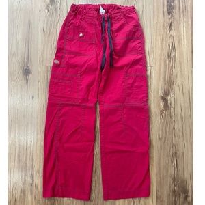 Crimson Dickies Women's Gen Flex Straight Leg Cargo Scrub Pants, Size S/P